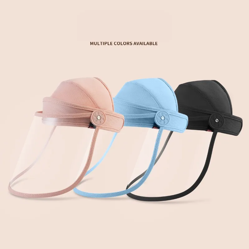 Protective Transparent Cooking Face Shield Anti Oil Fume Anti Oil Splatter Head Mounted High Definition for Women Kitchen