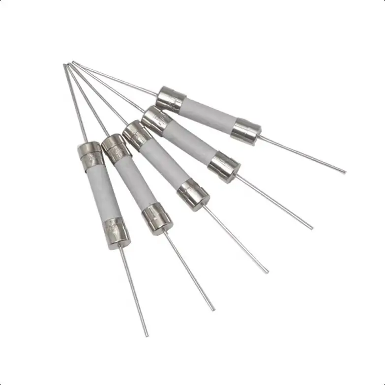 【20-5PCS】5*20mm Ceramic fuse tube fuse With a pin 5x20mm 250V 0.5A 1A 2A 3.15A 4A 5A 6.3A 8A 10A 12A 15A 20A 25A 30A Fast