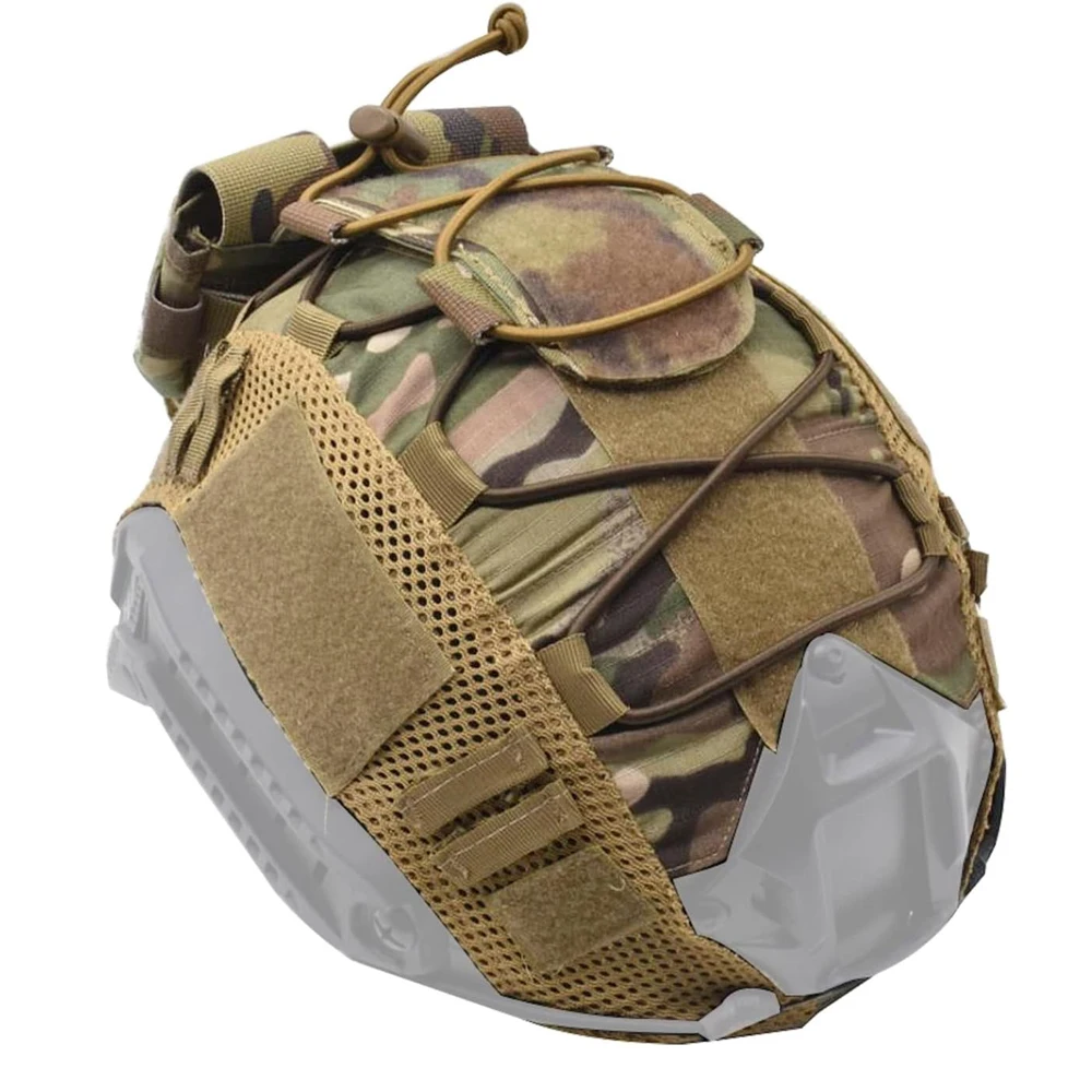 Fast Helmet Cover and Sport Helmet Battery Pouch Counterweight Pouch Fit Size M/L Fast PJ BJ MH Helmet