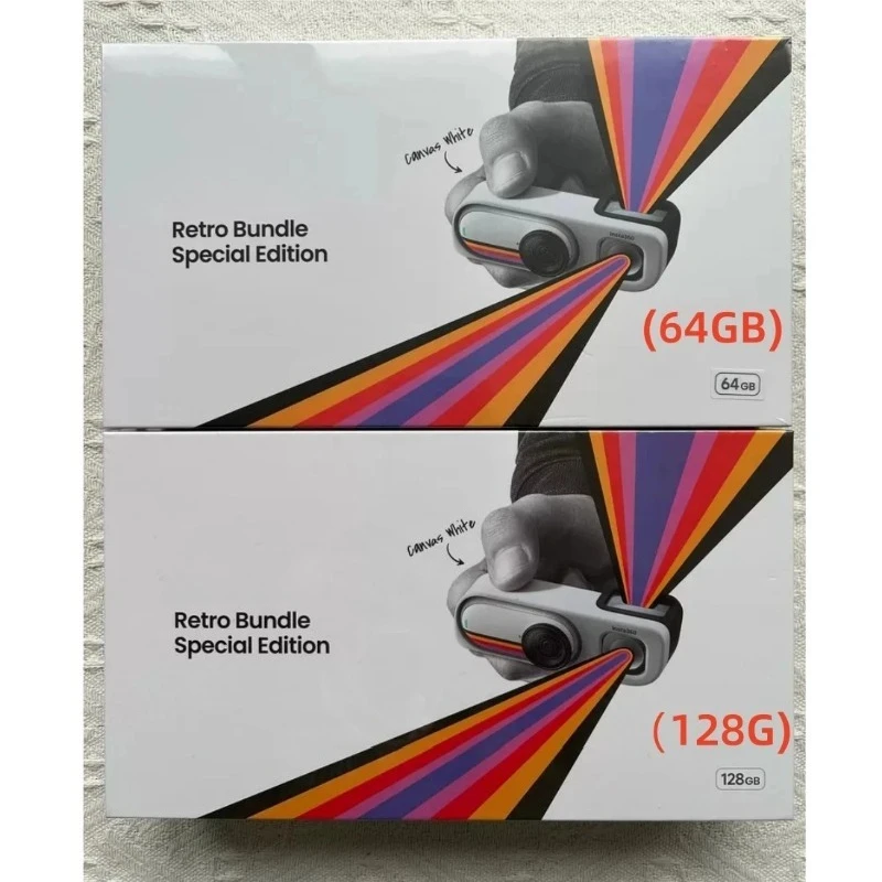 GO 3S Retro Edition 4K Mini Camera with Viewfinder Retro Bundle Special Edition(White/Red) 64G 128G in stock！！！