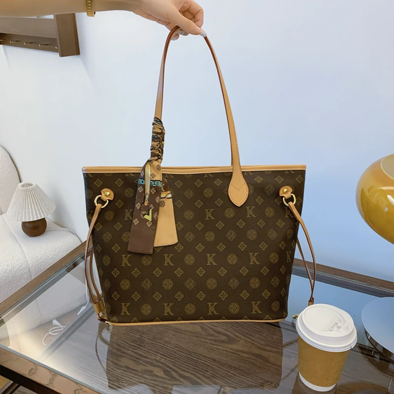 

High End Women's Leather Shoulder Bag Luxury Elegant Crossbody Handbag Classic Designer Tote For Daily Style