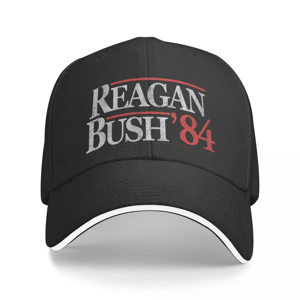 Vintage Reagan Bush 1984 T-Shirt Baseball Cap Golf fishing hat Hip Hop For Man Women's