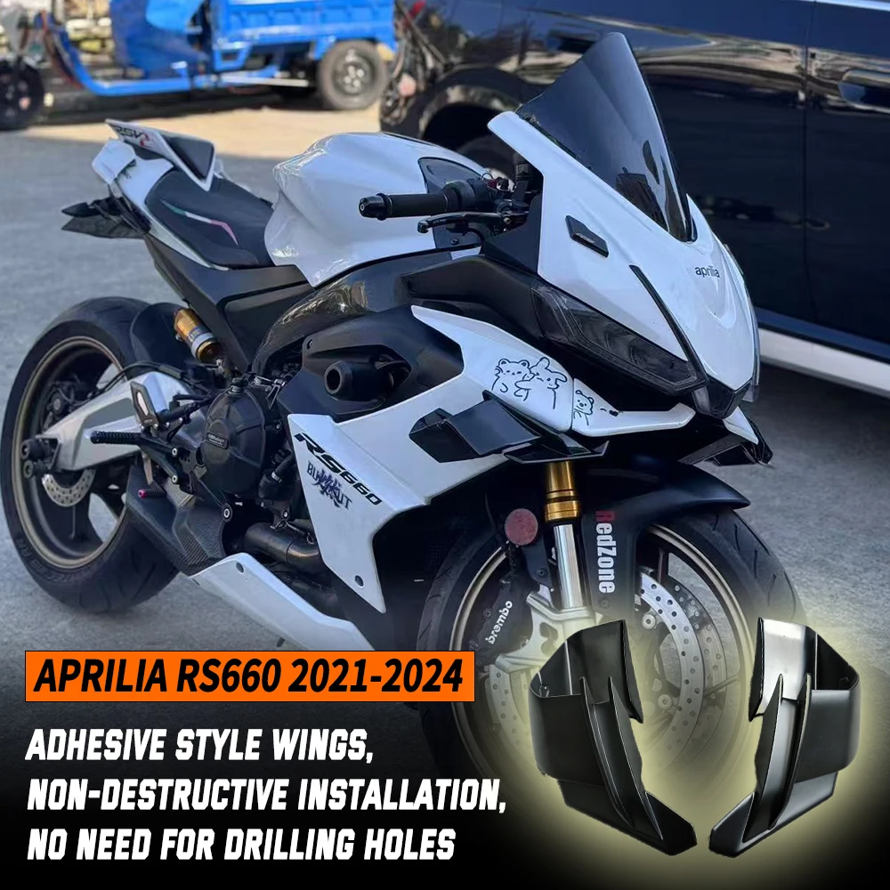 New Motorcycle 3 colors Winglet Aerodynamic Wing Kit Spoiler Accessories For Aprilia RS660 RS 660 rs660