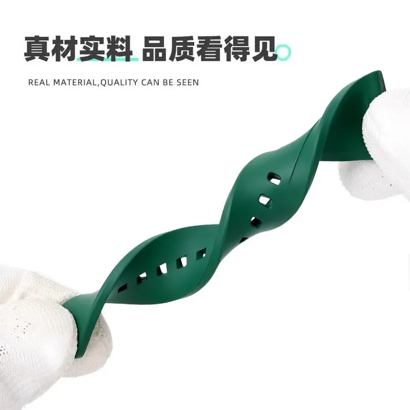 أسود أزرق أصفر فلوروروبر ساعة اكسسوارات للمواطن الميكانيكية NJ0150 NJ0151 NJ0155 المطاط حزام الساعات