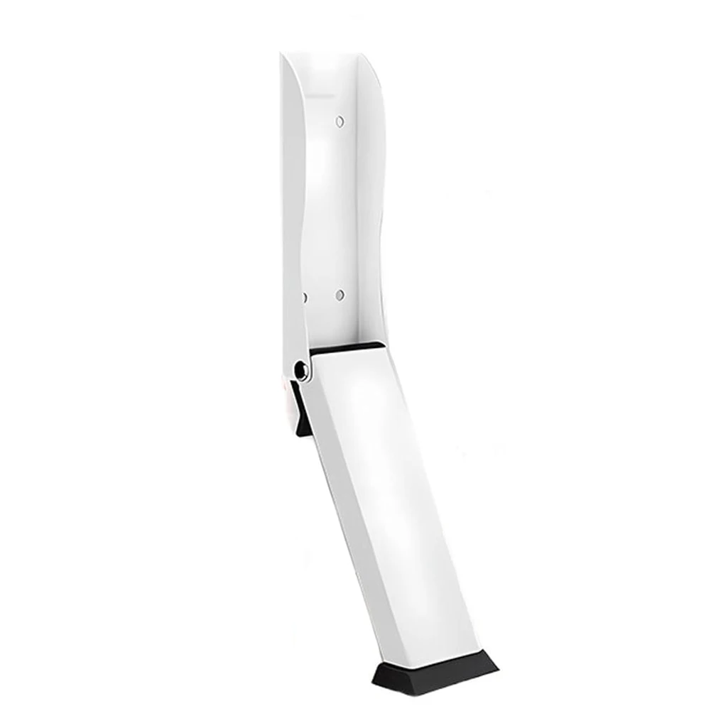 Easy Installation Hands-Free Door Stopper Protects Flooring Surfaces Sturdy Metal Construction Compact Size For Storage