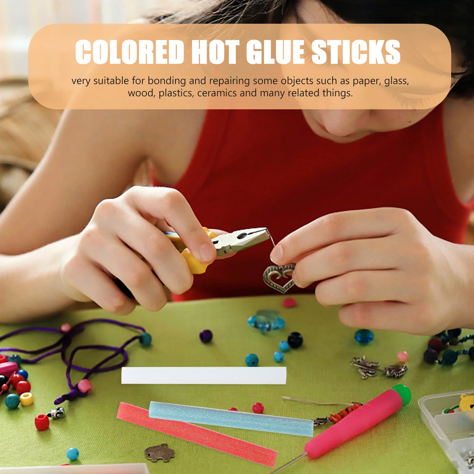 

36Pcs Hot Melt Glue Sticks Colored Strong Adhesive for DIY Crafts Repair Home Decor Fast Melting Eva Crafting Tool