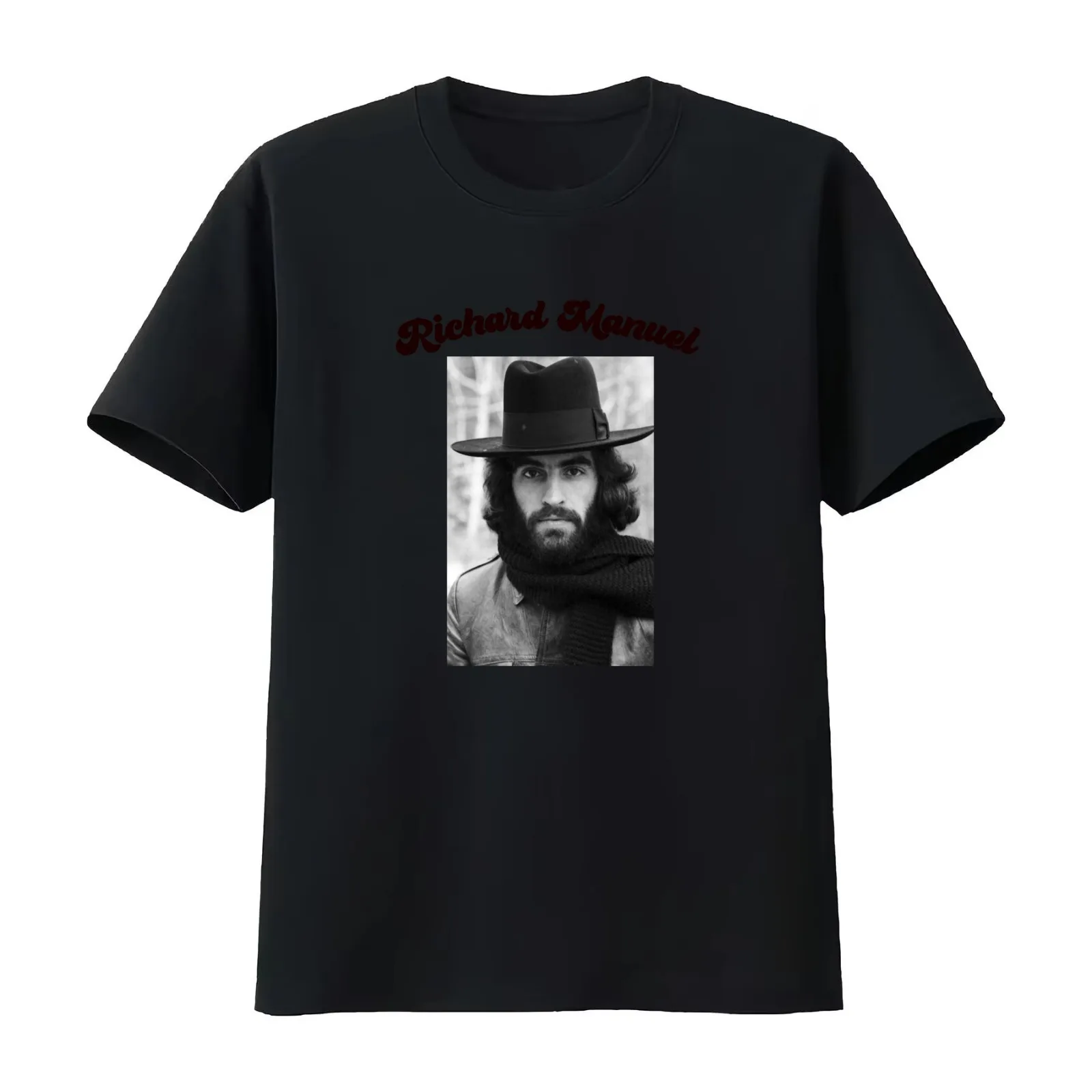 Richard Manuel of The Band Band Tshirt and Merch T-Shirt Summer Casual Cotton Tee Unisex Men Women