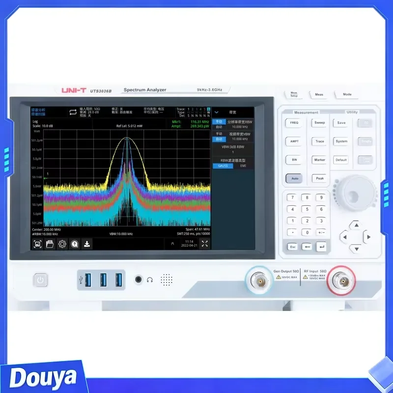 UNI-T UTS3036B Spectrum 9kHz~3.6GHz 10.1 Inch TFT 1Hz~3MHz