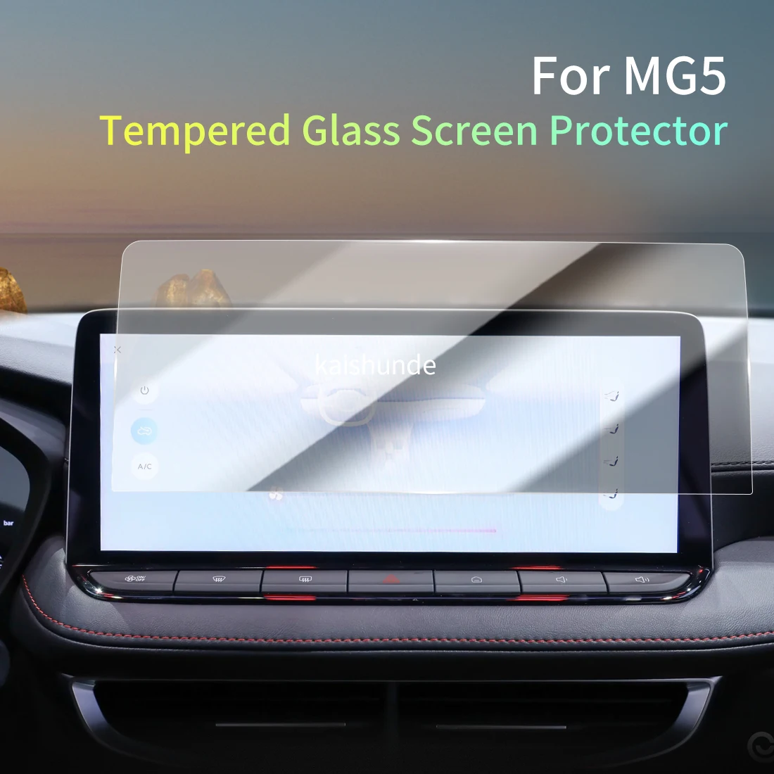 Car Stickers Meters Protector For 2025 Noble Lord MG5 Tempered Glass Protective Film Display Navigation Vehicle Accessories