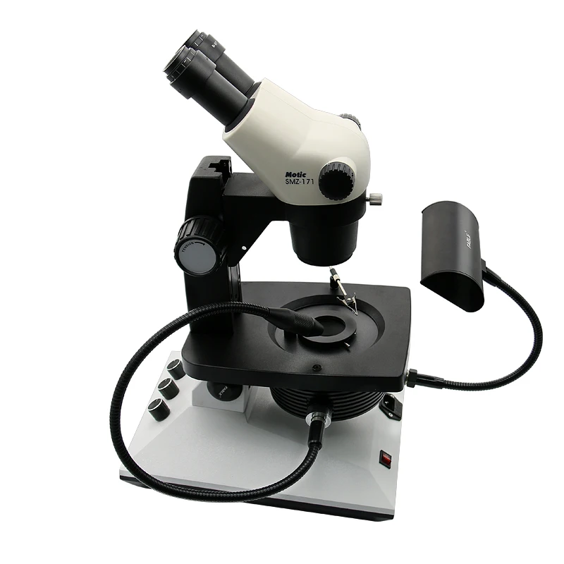 Multi-function Laboratory Compou Optical Instrument Jewelry Appraisal With High Resolution Binocular Stereoscopic Gem Microscope