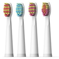 Fairywill Electric Toothbrushes Replacement Heads Electric Toothbrush 4 heads Sets for FW-04 Head Toothbrush