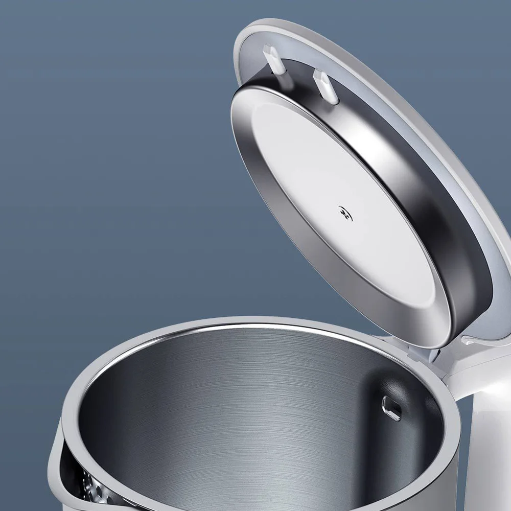 XIAOMI-MIJIA Chaleira Elétrica para Casa, Desligar Inteligente Água, Bule de Aço Inoxidável para Chá e Café, 220V, 1A, 1800W