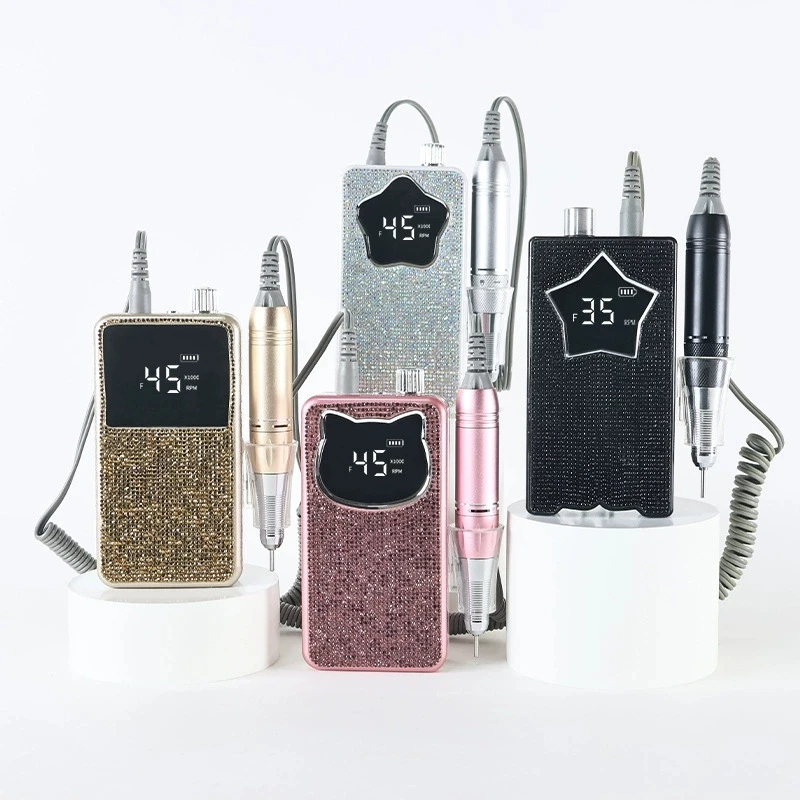 

45000 RPM Professional Nail Drill: Portable & Rechargeable Electric Nail File