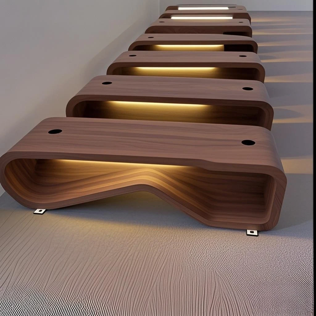 Solar charging seat Wireless charging Connection Photovoltaic bench Outdoor smart bench WiFi Bluetooth speaker