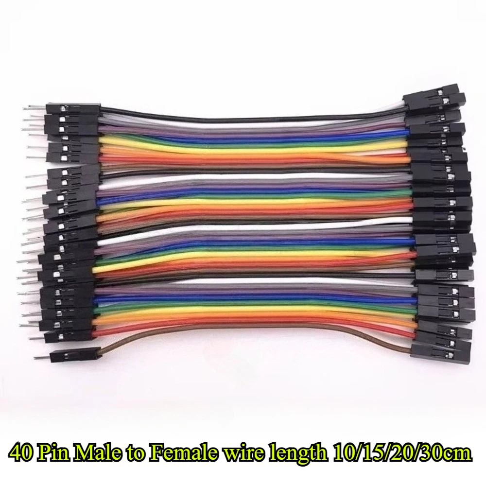 40 دبوس اللوح سلك كابل قافز ذكر إلى ذكر/أنثى إلى أنثى/ذكر إلى أنثى كابل الشريط لاردوينو لتقوم بها بنفسك 10/15/20/30 سنتيمتر #3