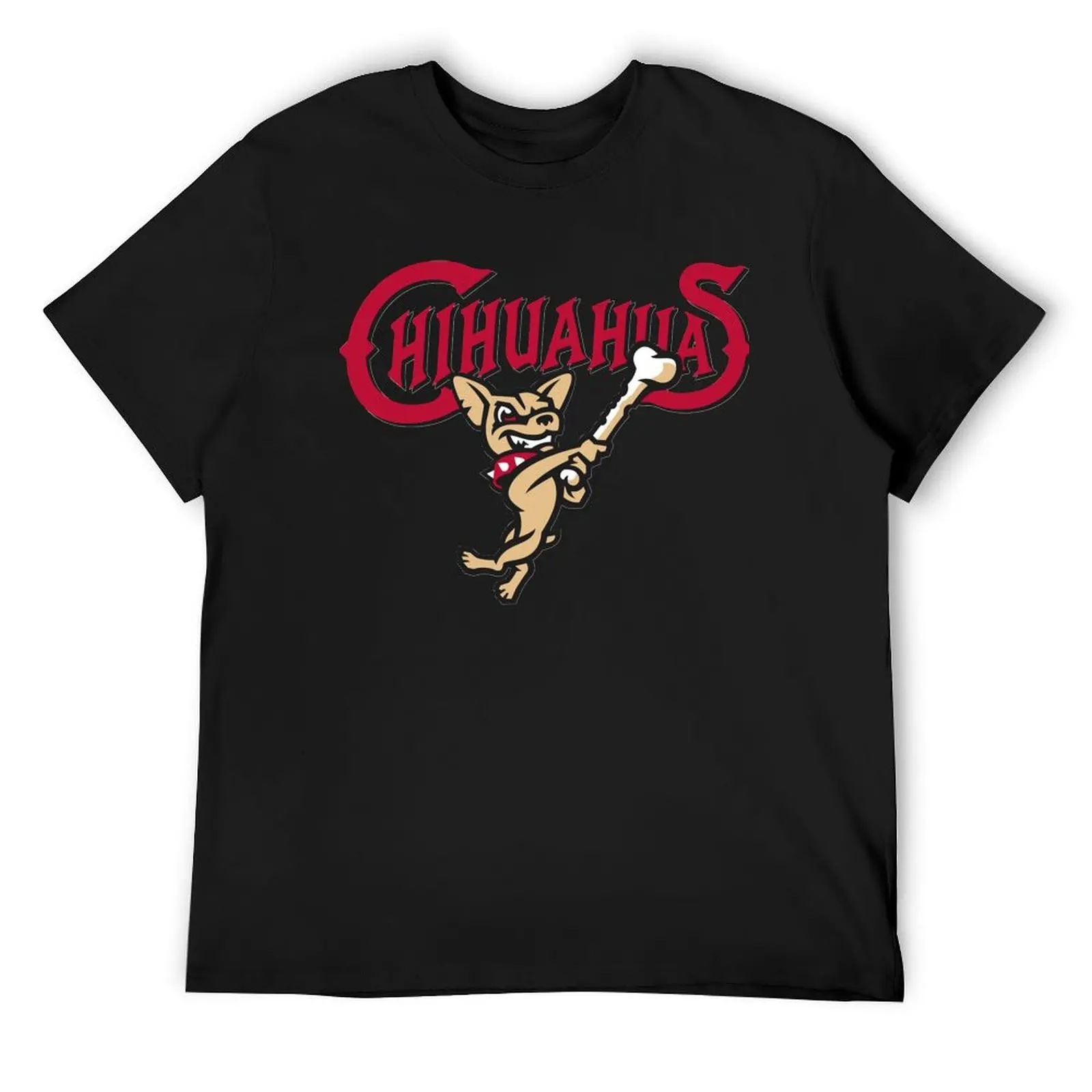 

El Paso Chihuahuas Cute Chihuahua dog playing baseball T-Shirt shirts graphic tees summer clothes blacks vintage t shirt men