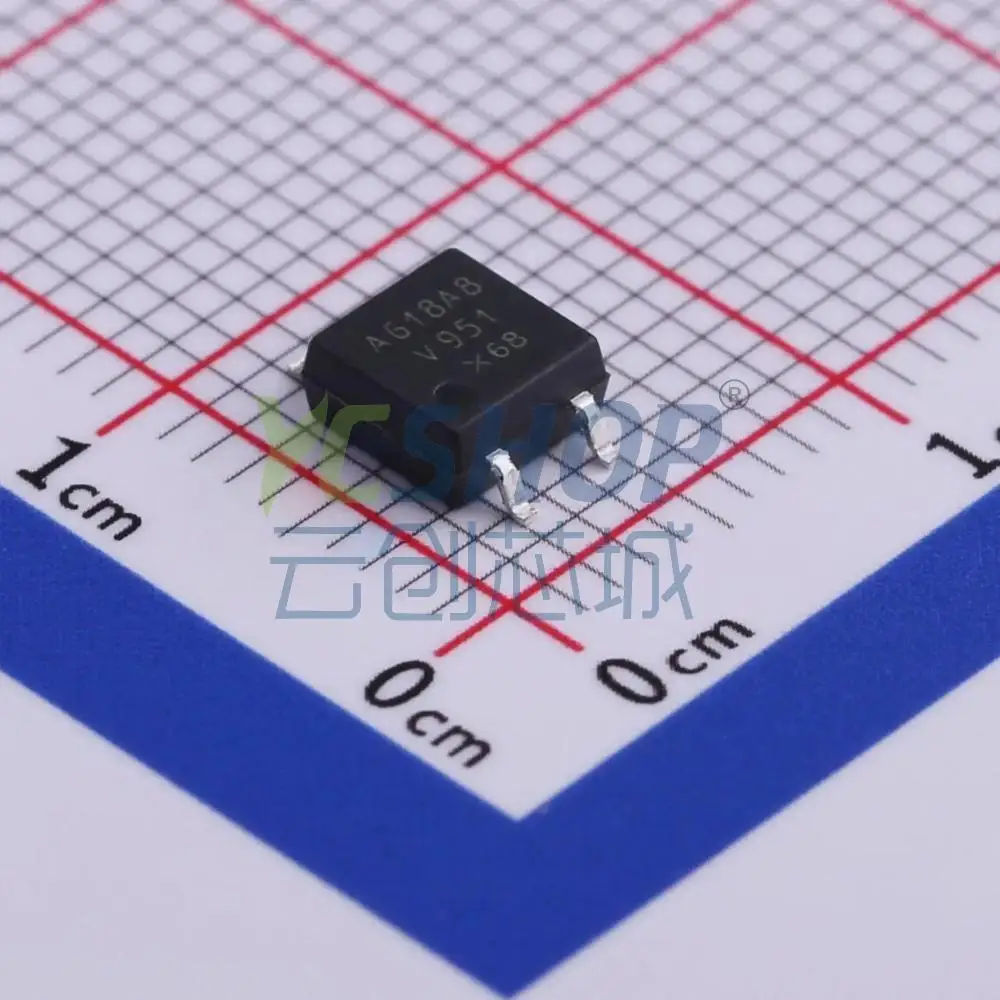 VOMA618A‑8X001T Phototransistor Optocoupler 3750Vrms Isolation 4‑SOP 4‑SMD Gull‑Wing SMD Optoisolator