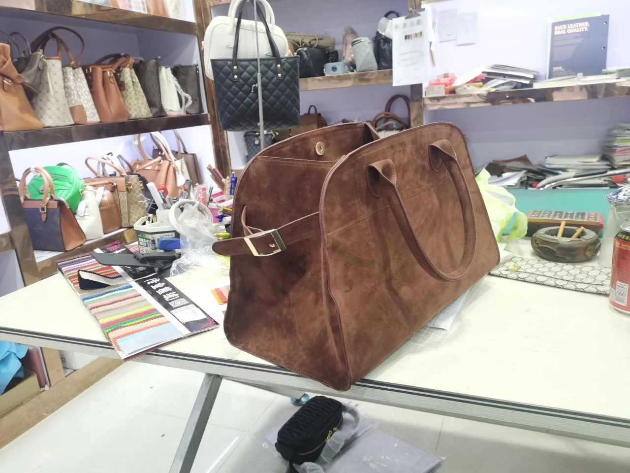 Neue, verbesserte, verdickte, gesteppte Tragetasche für Damen – Premium-Nischendesign, großes Fassungsvermögen, neu eingetroffene High-End-Umhängetasche – Detail 35