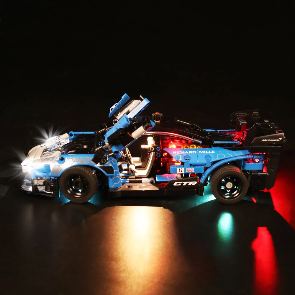 Lazishi Led Light  For 42123 McLaren Senna GTR Lighting DIY Toys (Not ​Include the Model)