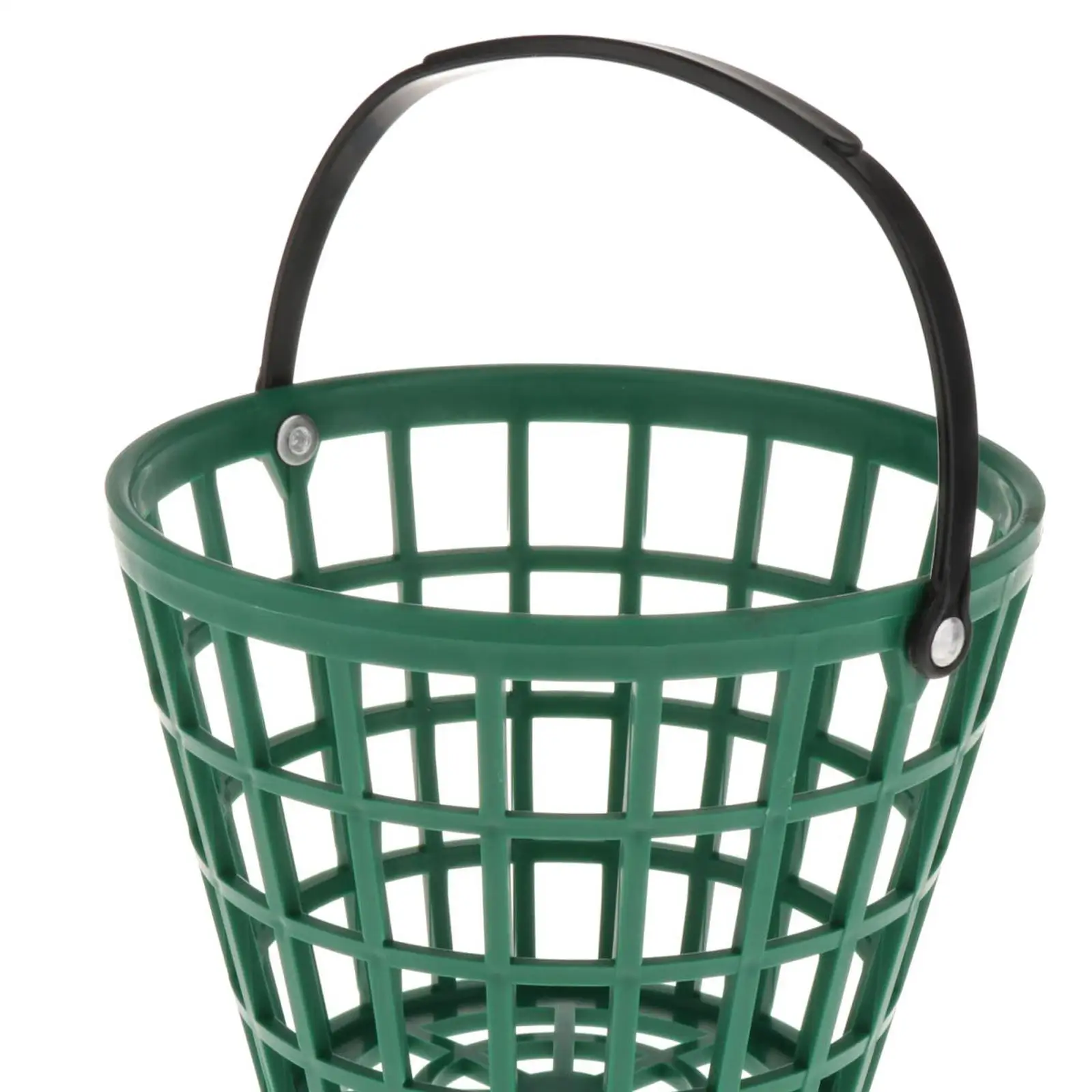 Cesta para pelotas de golf, contenedor irrompible para almacenamiento de pelotas de golf con asa para