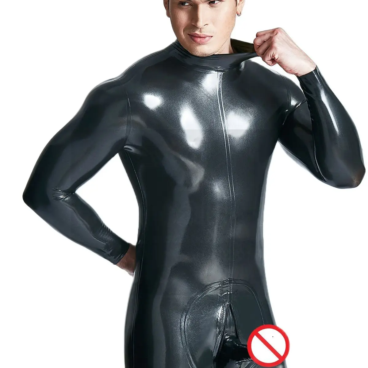 fetish men catsuit latex lingerie sexy full mask latex bodysuit sexy latex bodysuit sexy lingerie for men gloves men rubber