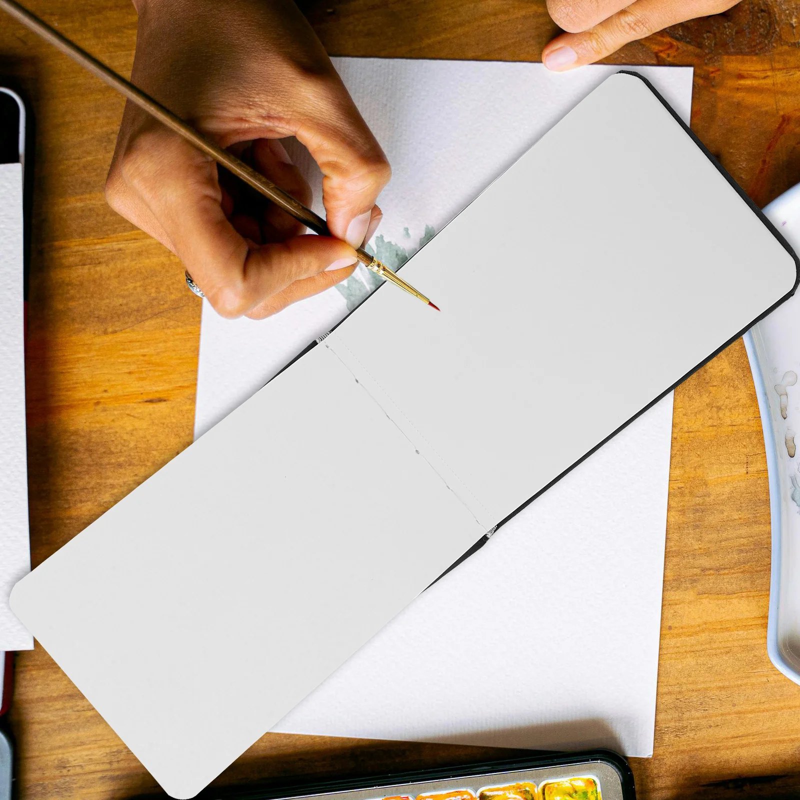 120 листов портативный акварельный альбом для рисования