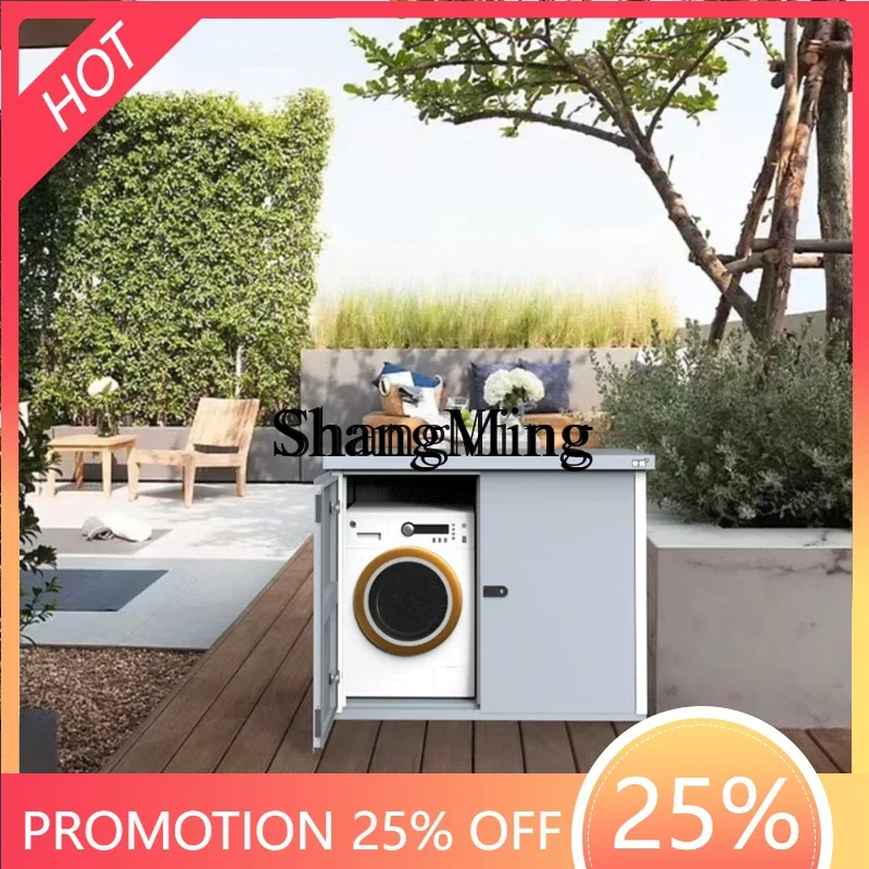 CL  outdoor washing machine cabinet, rainproof, sunscreen, moisturizing-proof balcony, simple modern  splicing cabinet