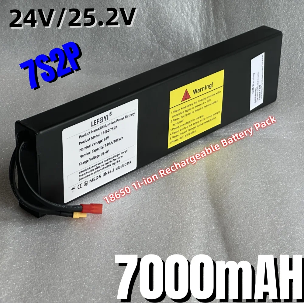 

7S2P 29.4V 7.0Ah 18650 Battery, 29.4V 7000mAh Li-ion Battery for Electric Scooters and Balance Cars