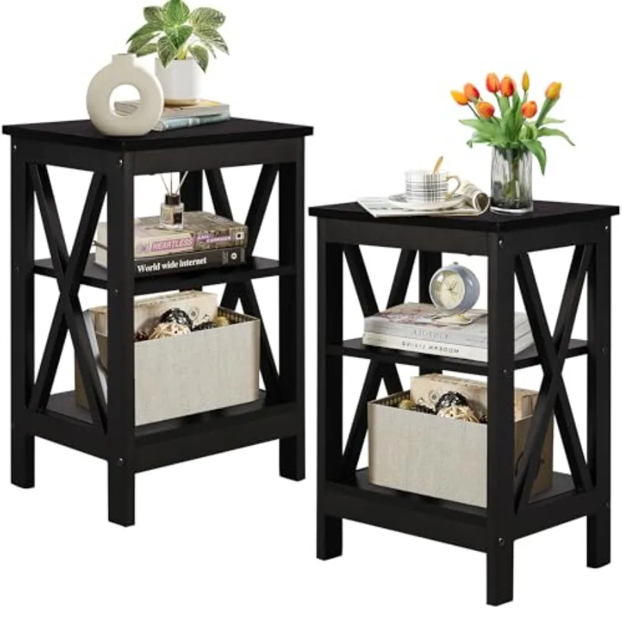 

Современные прикроватные тумбочки X-Design с полкой для хранения для спальни и гостиной