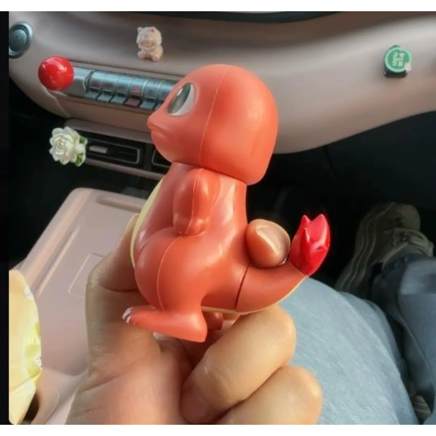 9cm Pokémon Charmander Popular Car Ornament Trunk Rear Hanging Car Roof Decoration Creative Figurine Action Figures view 4