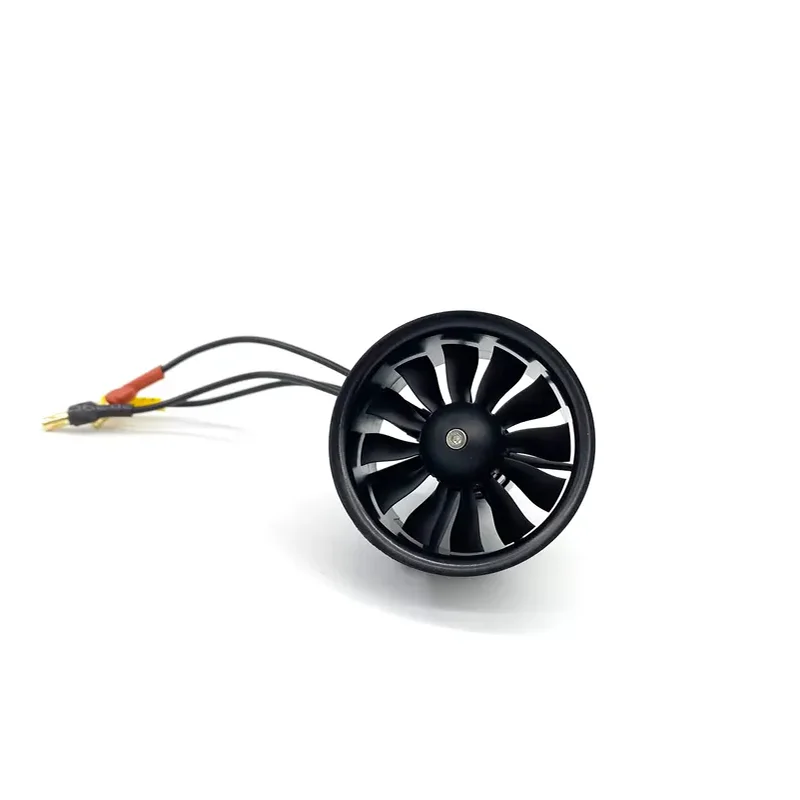 Xfly Model 40mm 12 Blade Duct Power Unit Duct Fan 3/4 Power System 1413-kv5000 12 Blade External Brushless Motor 4s