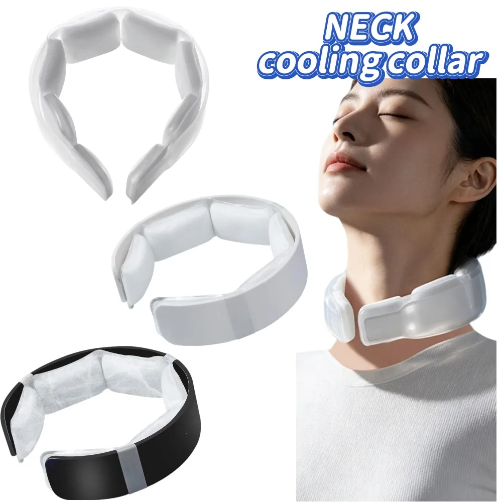 Summer Neck Cooling Tube Reusable Natural Instant Chill Neckline Cooler for Outdoor Sports Work Extra Large Cooling Comfort
