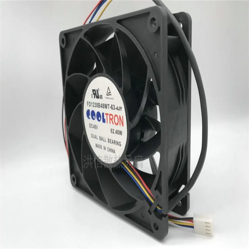 FD1238B48W7-63-4JY DC48V 62.40W 12cm12038 Four-wire fan