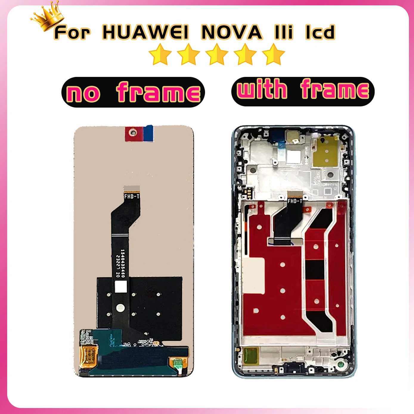 6.8\'\' Display For Huawei nova 11i nova11i LCD Display Touch Screen For Huawei Nova 11i Nova11i MAO-LX9N MAO-LX9 LCD Digitizer