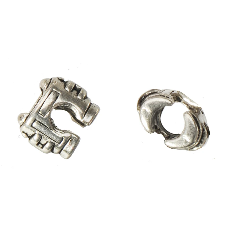 Beads For Crafts Jewelery Parts Diy Findings Big Hole Arch Of Triumph Metal Antique 30pcs Manufacture Rope Bracelets accessories