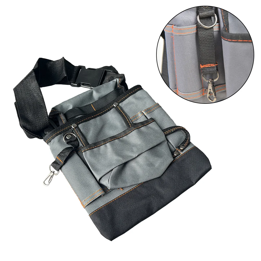 

Waist Tool Bag Oxford Cloth Electrician Organizer Storage Pocket With Adjustable Belt Garden Tool Kits Waist Packs