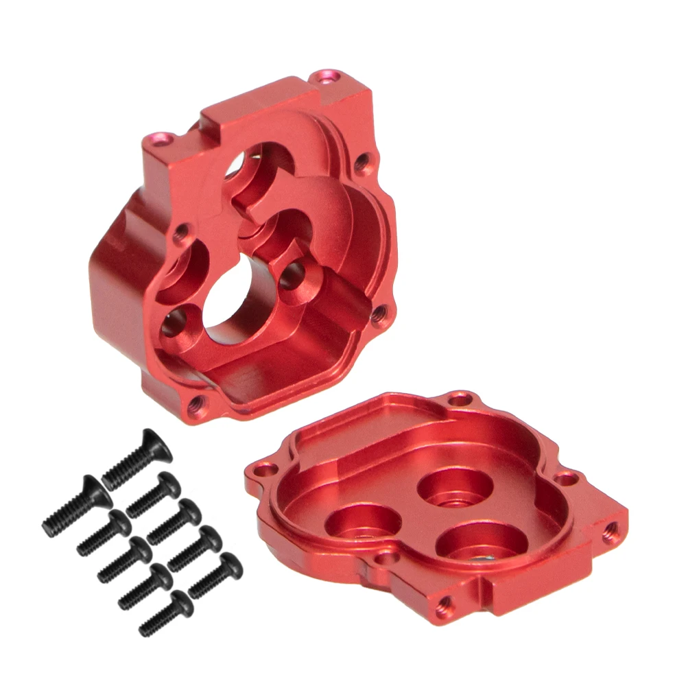HFLRC Aluminum Gearbox Case Housing for Redcat Ascent 32 1/32 Mini Crawler V1 V2 Transmission Shell Upgrade Red Silver Black