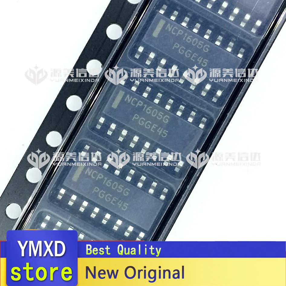 5 шт./лот, новый оригинальный NCP1605DR2G NCP1605G, новый импортный чип управления питанием, патч SOP-16