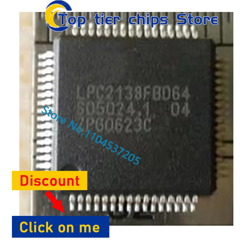 1PCS LPC2138 LPC2138FBD64 LPC2138FBD  LQFP-64