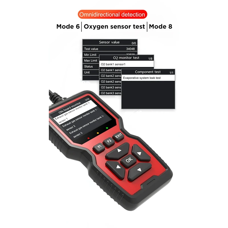 V519 OBD2 Scanner Automobile Fault Detector Plastic Scanner Car Fault Detector Diagnostic Tool Car Supplies