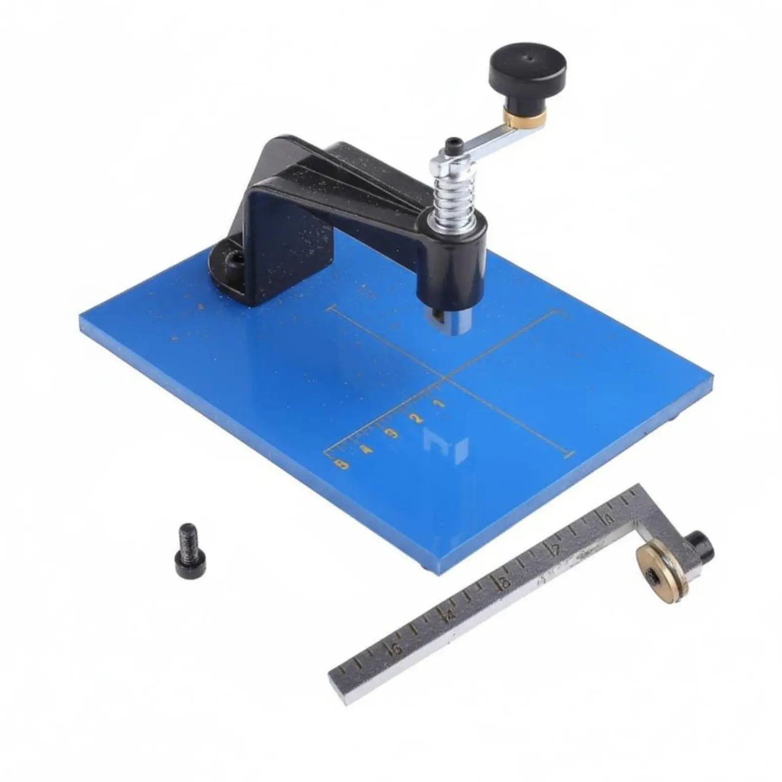 Manual Round Glass Cutter Precision Scoring Machine with Scale Markings for Cutting Glass Discs for Jewelry Makers
