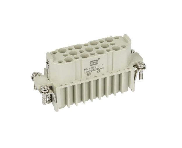 IHDXBSCN Industrial Rectangular Heavy Duty Connector HDC HD-025 Core 10A 250V Waterproof Aviation Plug