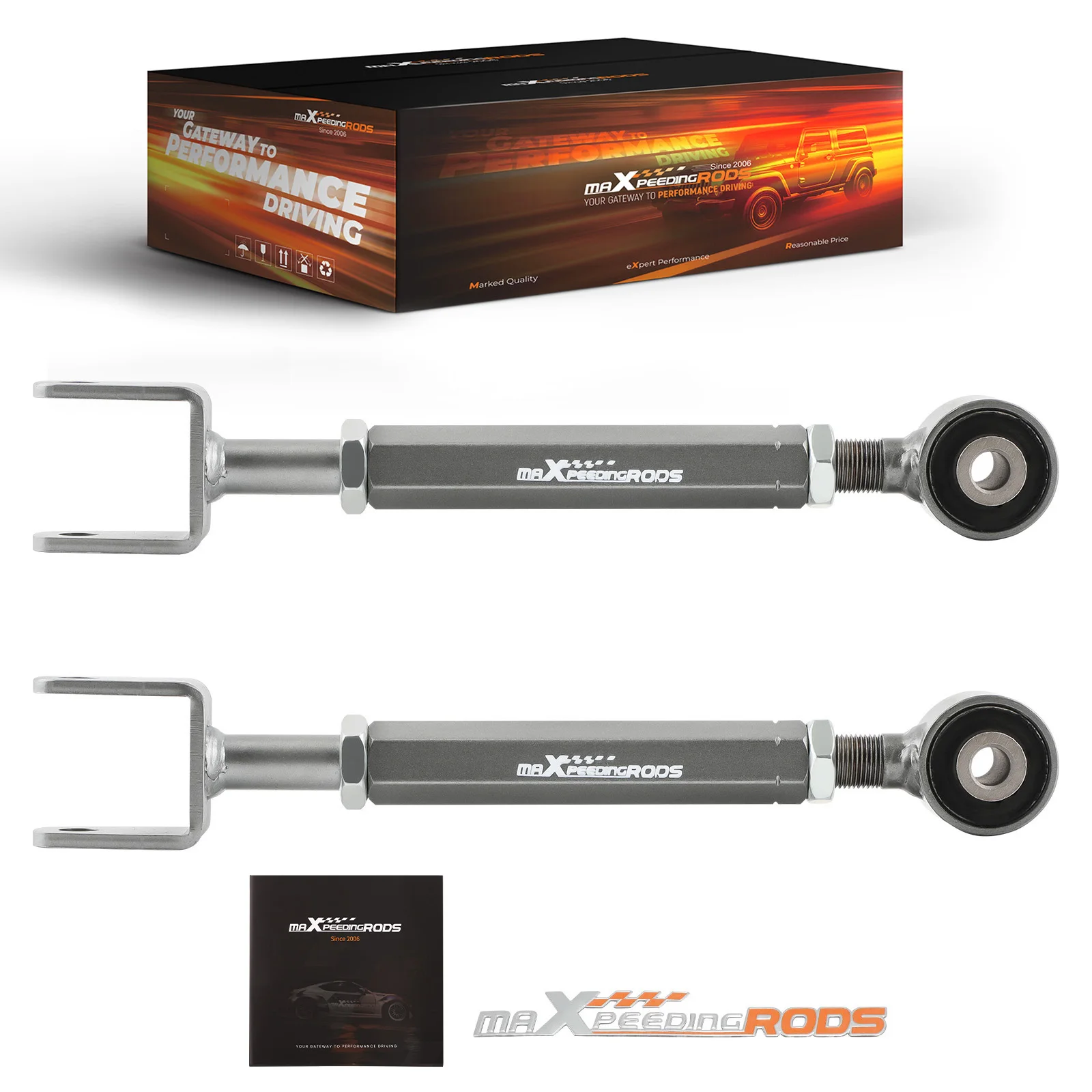 

MaXpeedingrods Pair Rear Adjustable Control Arm Camber Arms Kit For Dodge Journey 2009 - 2010