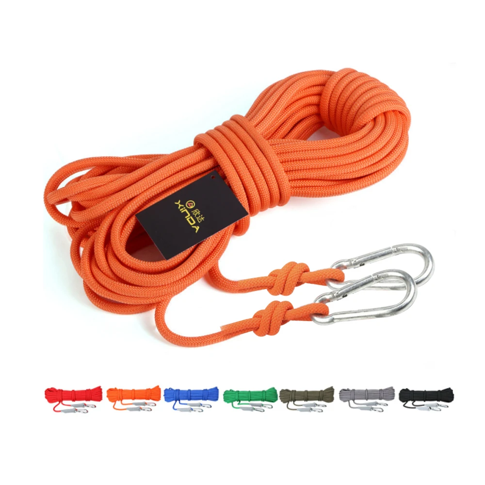 Φ:6mm-10m,Outdoor Climbing Safety Auxiliary Rope, Rescue Insurance Rope, Various Lengths Optional,P102