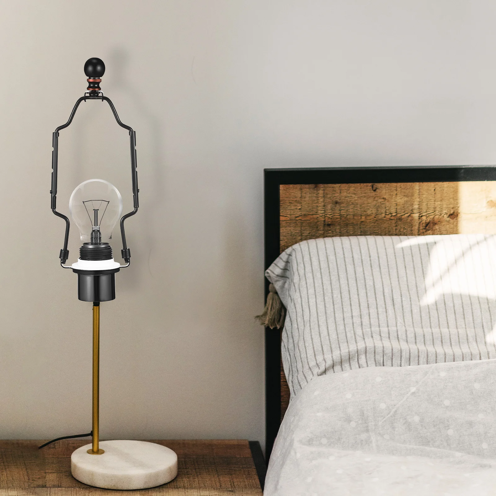 

2Pcs Lamp Shade Holder Heavy Duty Durable Iron Material DIY Repair Kit Lampshade Brackets for Table Floor Lamps