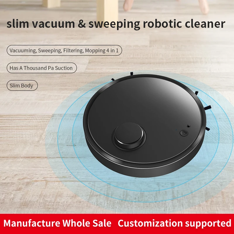 Intelligent Sweeping Robot Household Mini Vacuum Cleaner Dust Sweeping Mopping 3 In 1 Ultra-thin Body Super-large Suction Helper