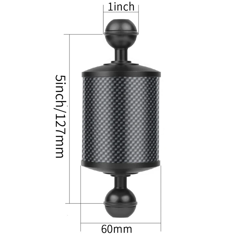누출 방지 이중 볼 헤드 탄소 섬유 부력 라이트 암, 쉬운 설치, 높은 수압, 분리 방지