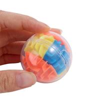 Plastics Mini Rolling Balls Toys Round Rolling Ball Game Speed Cube Labyrinth Rolling Ball Toys 3D Transparent