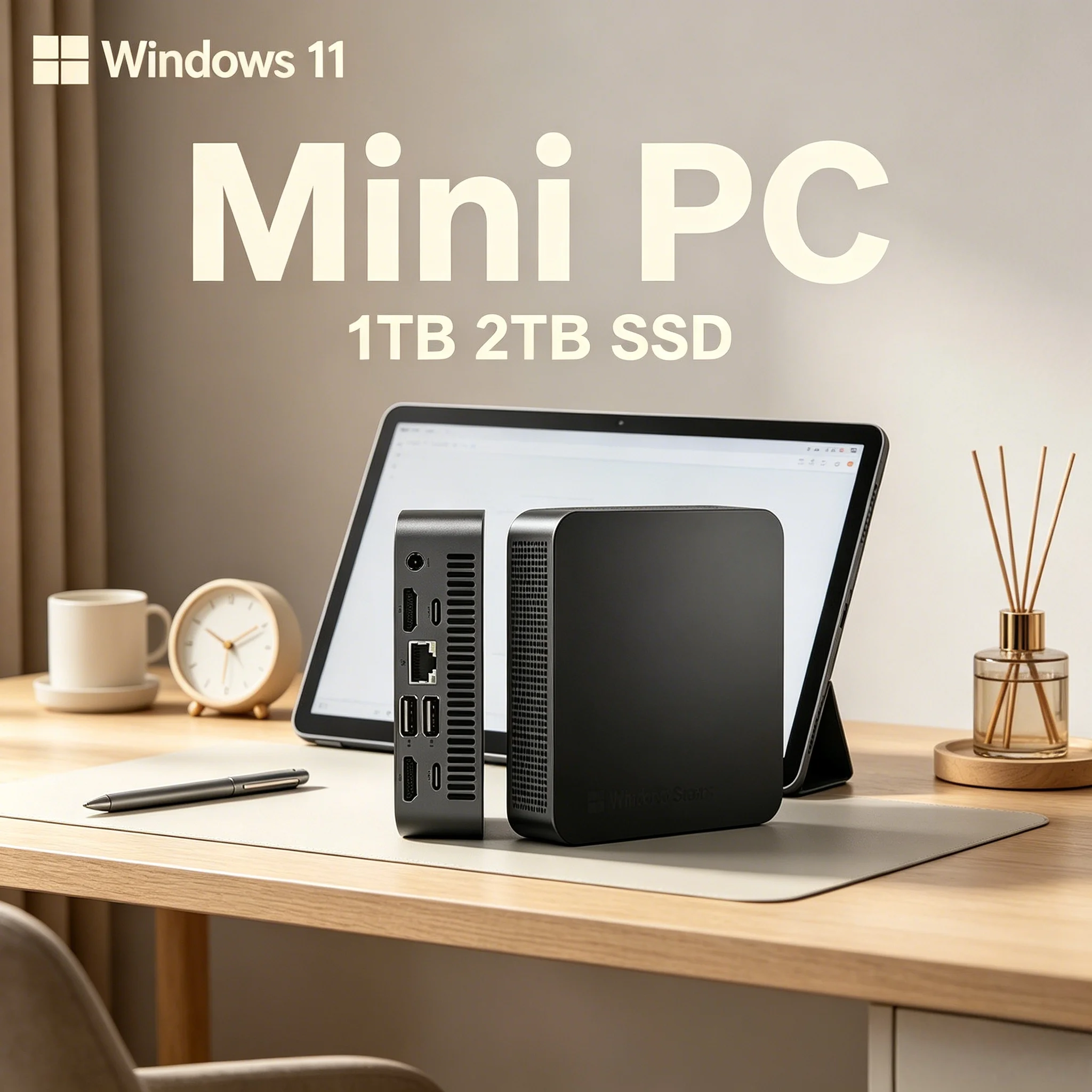 

LaptopMulti-scenario MiniPC Intel I3 Series Processor Optional 1TB/2TB SSD Stable Operation Business Office Gaming Mini Computer