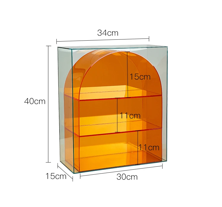 

Acrylic shelf desktop display shelf Cup holder Nordic multi-storey bedroom storage rack